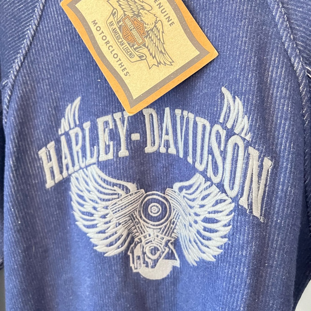 NWT 90s Harley-Davidson Men’s Pullover Crewneck Sweatshirt - Picture 3 of 5